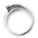 ティファニー Tiffany & Co Tスクエア ラップ ホワイトゴールド K18WG ダイヤモンド リング 指輪 ホワイトゴールド AU750 18K 7石 7P ダイヤモンド 11号