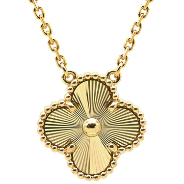 ヴァンクリーフアーペル Van Cleef & Arpels VCARP4KL00 イエローゴールド K18YG ネックレス YG Au750 ギヨシェ ペンダント