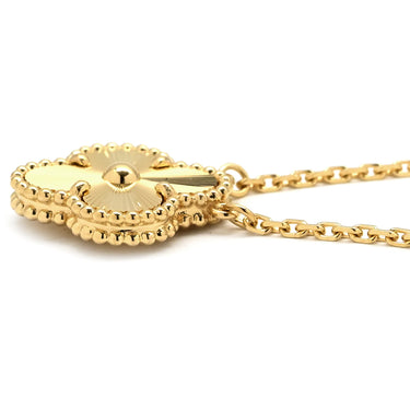 ヴァンクリーフアーペル Van Cleef & Arpels VCARP4KL00 イエローゴールド K18YG ネックレス YG Au750 ギヨシェ ペンダント
