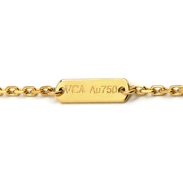 ヴァンクリーフアーペル Van Cleef & Arpels VCARP4KL00 イエローゴールド K18YG ネックレス YG Au750 ギヨシェ ペンダント