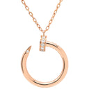 カルティエ Cartier ジュストアンクル ダイヤ B7224888 ピンクゴールド K18PG ダイヤモンド ネックレス 750PG K18 18金