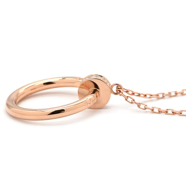 カルティエ Cartier ジュストアンクル ダイヤ B7224888 ピンクゴールド K18PG ダイヤモンド ネックレス 750PG K18 18金