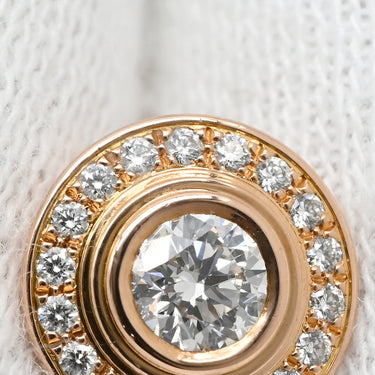 カルティエ Cartier ダムール ダイヤ N8503900 ピンクゴールド K18PG ダイヤモンド ピアス ブリリアントカット パヴェ ディアマンレジェ