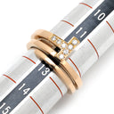 ティファニー Tiffany & Co Tスクエア ラップ ローズゴールド K18PG ダイヤモンド リング 指輪 ピンクゴールド AU750 18K 7石 7P ダイヤモンド 12.5号