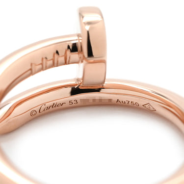 カルティエ Cartier ジュストアンクル B4092500 ピンクゴールド K18PG #53(JP13) リング 指輪 18K 750 JUSTE UN CLOU 13号