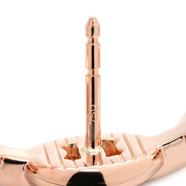 エルメス HERMES シェーヌダンクル アンシェネ フープピアス H221511B 00 ローズゴールド K18PG ピアス ピンクゴールド 18K 750AU RG PG