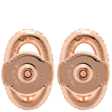 エルメス HERMES ファランドール H221516B 00 ピンクゴールド K18PG ダイヤモンド ピアス K18PG Au750 18K 18金 シェーヌ・ダンクル ダイヤ