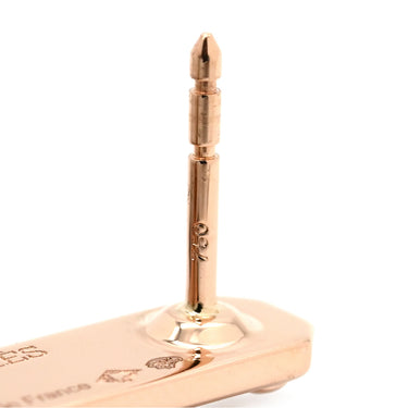 エルメス HERMES H222513B00 ローズゴールド K18PG ダイヤモンド ピアス ピンクゴールド 750AU 18Pダイヤ トゥレクラスプモチーフ