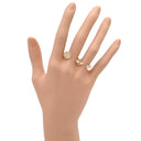 エルメス HERMES ガンバード ダブル ローズゴールド K18PG ダイヤモンド #52 リング 指輪 ピンクゴールド Au750 2P 2石 2粒 ダイヤ オープンリング 13.5号