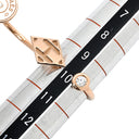 エルメス HERMES ガンバード ダブル ローズゴールド K18PG ダイヤモンド #52 リング 指輪 ピンクゴールド Au750 2P 2石 2粒 ダイヤ オープンリング 13.5号