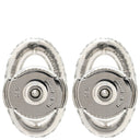 エルメス HERMES ファランドール ピアス パヴェダイヤ H221514B ホワイトゴールド K18WG ダイヤモンド ピアス Au750 18K 18金