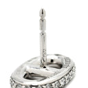 エルメス HERMES ファランドール ピアス パヴェダイヤ H221514B ホワイトゴールド K18WG ダイヤモンド ピアス Au750 18K 18金