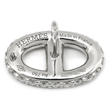 エルメス HERMES ファランドール ピアス パヴェダイヤ H221514B ホワイトゴールド K18WG ダイヤモンド ピアス Au750 18K 18金