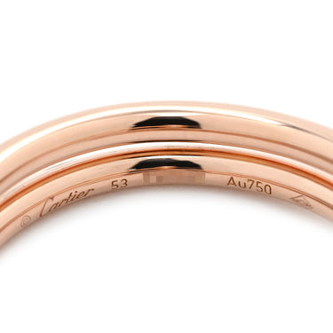 カルティエ Cartier ジュストアンクル ダブル ダイヤ B4210800 ピンクゴールド K18PG ダイヤモンド #53(JP13) リング 指輪 750 JUSTE UN CLOU 13号