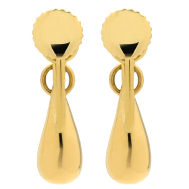 ティファニー Tiffany & Co ティアドロップ イエローゴールド K18YG イヤリング 18K 750 YG エルサペレッティ スイング ネジ式