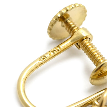 ティファニー Tiffany & Co ティアドロップ イエローゴールド K18YG イヤリング 18K 750 YG エルサペレッティ スイング ネジ式