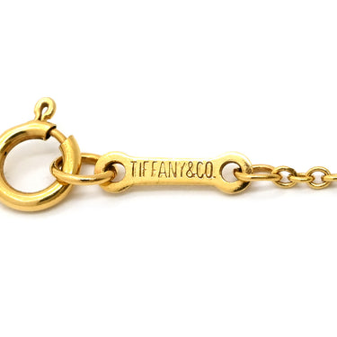ティファニー Tiffany & Co ビーン デザイン ペンダント イエローゴールド K18YG ネックレス 750YG 18金 エルサペレッティ