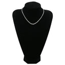 ノンブランド NON BRAND ダイヤモンドテニスネックレス ホワイトゴールド K18WG ダイヤモンド ネックレス Au750 K18 WG ダイヤ 10.00ct ラウンドブリリアントカット