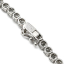 ノンブランド NON BRAND ダイヤモンドテニスネックレス ホワイトゴールド K18WG ダイヤモンド ネックレス Au750 K18 WG ダイヤ 10.00ct ラウンドブリリアントカット