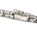 ノンブランド NON BRAND ダイヤモンドテニスネックレス ホワイトゴールド K18WG ダイヤモンド ネックレス Au750 K18 WG ダイヤ 10.00ct ラウンドブリリアントカット