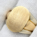 カルティエ Cartier シグネットリング イエローゴールド×ホワイトゴールド K18YG K18WG #50 リング 指輪 Cartier Au750 18K 18金 YG×WG コンビ 印台リング 9.5号