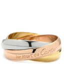 カルティエ Cartier トリニティ クラシック ホワイトゴールド×イエローゴールド×ピンクゴールド K18WG K18YG K18PG #52(JP12) リング 指輪 3カラー 3連 18K 750 11.5号