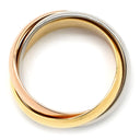 カルティエ Cartier トリニティ クラシック ホワイトゴールド×イエローゴールド×ピンクゴールド K18WG K18YG K18PG #52(JP12) リング 指輪 3カラー 3連 18K 750 11.5号
