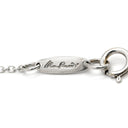 ティファニー Tiffany & Co ダブルワイヤー ペンダント ピンクサファイア ホワイトゴールド K18WG ピンクサファイア ネックレス Au750 Tiffany T smile