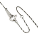 ノンブランド NON BRAND ブルーサファイア 1.47ct ダイヤ 0.2ct ブルー×プラチナシルバー Pt900 サファイア ダイヤモンド Pt850(チェーン/造幣局検定マーク) ネックレス Pt900 プラチナ 青 ヘイローデザイン