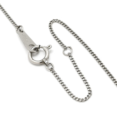 ノンブランド NON BRAND ブルーサファイア 1.47ct ダイヤ 0.2ct ブルー×プラチナシルバー Pt900 サファイア ダイヤモンド Pt850(チェーン/造幣局検定マーク) ネックレス Pt900 プラチナ 青 ヘイローデザイン