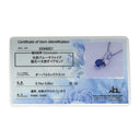 ノンブランド NON BRAND ブルーサファイア 0.74ct ダイヤペンダント ブルー×プラチナシルバー Pt900 サファイア ダイヤモンド Pt850(チェーン) ネックレス 青 ブルー プラチナ オーバルミックスカット