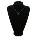 ノンブランド NON BRAND ブルーサファイア 0.74ct ダイヤペンダント ブルー×プラチナシルバー Pt900 サファイア ダイヤモンド Pt850(チェーン) ネックレス 青 ブルー プラチナ オーバルミックスカット