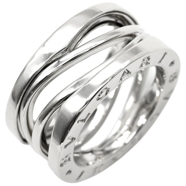 ブルガリ BVLGARI ビーゼロワン B-zero1 レジェンド 3バンド ホワイトゴールド K18WG #47(JP7) リング 指輪 750 18K 6.5号