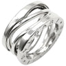 ブルガリ BVLGARI ビーゼロワン B-zero1 レジェンド 3バンド ホワイトゴールド K18WG #47(JP7) リング 指輪 750 18K 6.5号