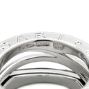 ブルガリ BVLGARI ビーゼロワン B-zero1 レジェンド 3バンド ホワイトゴールド K18WG #47(JP7) リング 指輪 750 18K 6.5号