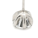 ノンブランド NON BRAND ダイヤモンド 0.5/0.5ct プラチナシルバー Pt900 ダイヤモンド ピアス 1P 1石 1粒 ソリティア 6本爪 Pt900 プラチナ 両耳用 スタッド