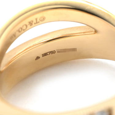 ティファニー Tiffany & Co アトラス Xリング ダイヤモンド ローズゴールド K18PG ダイヤモンド リング 指輪 ピンクゴールド 750PG 18金 12号