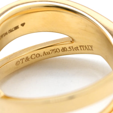 ティファニー Tiffany & Co アトラス Xリング ダイヤモンド ローズゴールド K18PG ダイヤモンド リング 指輪 ピンクゴールド 750PG 18金 12号