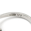 ノンブランド NON BRAND ヒスイ 1.77ct ダイヤモンド プラチナシルバー Pt900 ヒスイ ダイヤモンド リング 指輪 緑 グリーン 翡翠 ひすい ジェダイト ミックスカボションカット 10号