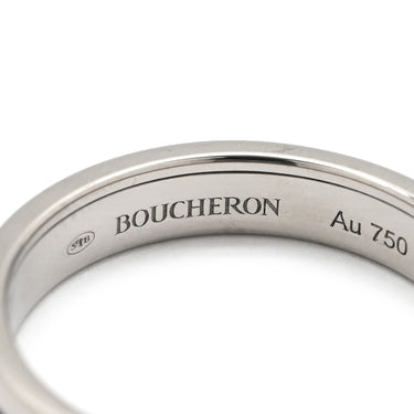 ブシュロン BOUCHERON キャトル ブラック ハーフ JAL00206 ホワイトゴールド×ブラック K18WG ブラックPVD #T54(JP14) リング 指輪 Au750 18K 13.5号