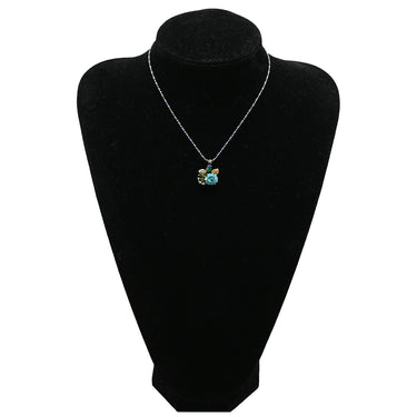 山本真理 MARI YAMAMOTO ゴールド×マルチカラー K18YG Pt900 ダイヤモンド ブルーサファイア グリーングロシュラーガーネット ボルダーオパール トルコ石 ネックレス K18YG×Pt900 Au750 18K 18金 ダイヤ サファイア ガーネット オパール トルコ石