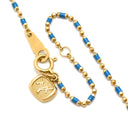 山本真理 MARI YAMAMOTO ゴールド×マルチカラー K18YG Pt900 ダイヤモンド ブルーサファイア グリーングロシュラーガーネット ボルダーオパール トルコ石 ネックレス K18YG×Pt900 Au750 18K 18金 ダイヤ サファイア ガーネット オパール トルコ石