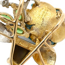 山本真理 MARI YAMAMOTO ゴールド×マルチカラー K18YG Pt900 ダイヤモンド ブルーサファイア グリーングロシュラーガーネット ボルダーオパール トルコ石 ネックレス K18YG×Pt900 Au750 18K 18金 ダイヤ サファイア ガーネット オパール トルコ石