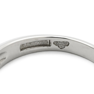 ガラード Garrard エメラルド ダイヤモンドリング グリーン×プラチナシルバー Pt950 エメラルド ダイヤモンド リング 指輪 緑 プラチナ ラウンドミックスカット メレダイヤ 9.5号