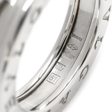 ブルガリ BVLGARI ビーゼロワン B-zero1 リング XS 336021 ホワイトゴールド K18WG #51(JP11) リング 指輪 750 18金 WG 1バンドリング 11号