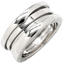 ブルガリ BVLGARI ビーゼロワン B-zero1 2バンドリング ホワイトゴールド K18WG #50(JP10) リング 指輪 750 18金 9.5号