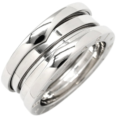 ブルガリ BVLGARI ビーゼロワン B-zero1 2バンドリング ホワイトゴールド K18WG #50(JP10) リング 指輪 750 18金 9.5号