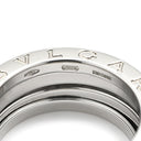 ブルガリ BVLGARI ビーゼロワン B-zero1 2バンドリング ホワイトゴールド K18WG #50(JP10) リング 指輪 750 18金 9.5号