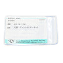 ノンブランド NON BRAND ガーネット 0.19ct ダイヤ 0.13ct グリーン×プラチナシルバー Pt900 ガーネット ダイヤモンド リング 指輪 緑 プラチナ900 デマントイドガーネット 12.5号