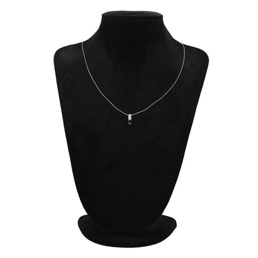 ノンブランド NON BRAND ブルーサファイア 0.85ct ダイヤモンド ブルー×プラチナシルバー Pt900 サファイア ダイヤモンド ペンダントトップ 青 オーバルミックスカット プラチナ
